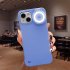 Phone Case Built in Selfie Ring Light Compatible For Iphone 13 iphone 13 Pro Max iphone 11pro iphone11pro Max iphone 12 Luminous Flashlight Cover Purple iPhone 