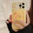 Phone Case Cheese Pattern Smart Phone Case Cover With Phone Holder For IPhone 15 White cheese   holder 15plus