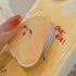 Phone Case Cheese Pattern Smart Phone Case Cover With Phone Holder For IPhone 15 White cheese   holder 15plus