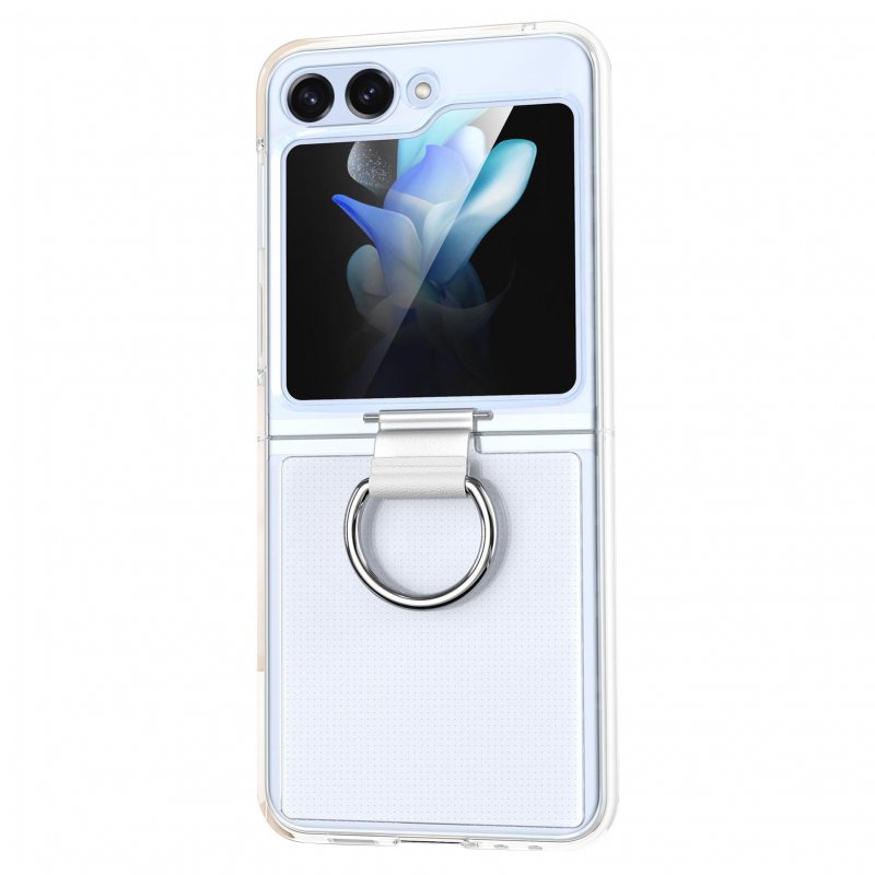 Phone Case Hinge Protection Shockproof PC Protective Cover With Ring Holder