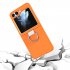 Phone Case Hinge Protection Shockproof PC Protective Cover With Ring Holder For Galaxy Z Flip 5 Smart Phones dark green