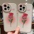 Phone Case Tulip Flower Pattern Design Soft Shell Cover Compatible For Iphone Series 14