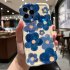 Phone Case Watercolor   Oil Painting Flowers For Iphone Series Protective Cover watercolor blue 14