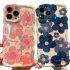 Phone Case Watercolor   Oil Painting Flowers For Iphone Series Protective Cover watercolor blue 14