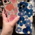 Phone Case Watercolor   Oil Painting Flowers For Iphone Series Protective Cover watercolor blue 14