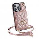 Phone Case With Adjustable Ring Holder Lanyard Wallet Bag Phone Case Protective Shockproof Leather Case