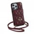 Phone Case With Adjustable Ring Holder Lanyard Wallet Bag Phone Case Protective Shockproof Leather Case For IPhone 15 off white iPhone15Promax