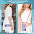 Phone Case With Adjustable Ring Holder Lanyard Wallet Bag Phone Case Protective Shockproof Leather Case For IPhone 15 off white iPhone15Promax