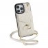 Phone Case With Adjustable Ring Holder Lanyard Wallet Bag Phone Case Protective Shockproof Leather Case For IPhone 15 brown iPhone15