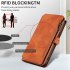 Phone Case With Card Holder Magnetic Closure Zipper Pouch PU Leather Stand Shockproof Case Compatible For IPhone 15 black iPhone 15 plus