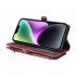 Phone Case With Card Holder Magnetic Closure Zipper Pouch PU Leather Stand Shockproof Case Compatible For IPhone 15 black iPhone 15 plus
