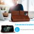 Phone Case With Card Holder Flip Book PU Leather Protective Cover Shockproof Shell Phone Cover Compatible For IPhone 15 brown iPhone15 Pro