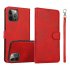 Phone Case With Card Holder Flip Book PU Leather Protective Cover Shockproof Shell Phone Cover Compatible For IPhone 15 brown iPhone15Promax