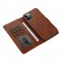Phone Case With Card Holder Flip Book PU Leather Protective Cover Shockproof Shell Phone Cover Compatible For IPhone 15 brown iPhone15Promax