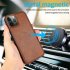 Phone Case With Card Holder Flip Book PU Leather Protective Cover Shockproof Shell Phone Cover Compatible For IPhone 15 brown iPhone15Promax