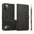 Phone Case With Card Holder Flip Book PU Leather Protective Cover Shockproof Shell Phone Cover Compatible For IPhone 15 black iPhone15Promax