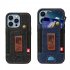 Phone Case Wristband Wallet Style Case With Card Slot camouflage brown for iPhone14 PRO