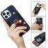 Phone Case Wristband Wallet Style Case With Card Slot camouflage brown for iPhone14 PRO