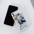 Phone Case for IphoneX XS Fashionable Man Label Painting 2 tone Protective Case iphoneXsMax
