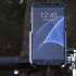 Phone Holder Sturdy Motorcycle Bike Handlebar Phone Mount With Silicone Cushion Suitable For 4 7 Inch Phones 20 30mm Handlebar Silver mirror mount