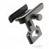Phone Holder Sturdy Motorcycle Bike Handlebar Phone Mount With Silicone Cushion Suitable For 4 7 Inch Phones 20 30mm Handlebar Silver mirror mount