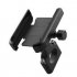 Phone Holder Sturdy Motorcycle Bike Handlebar Phone Mount With Silicone Cushion Suitable For 4 7 Inch Phones 20 30mm Handlebar Silver mirror mount