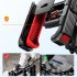 Phone Holder Sturdy Motorcycle Bike Handlebar Phone Mount Triple Protection Universal 360  Adjustment Cell Phone Holder For 4 7 7 Inches Mobile Phones  black red