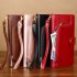 Phone Leather Case with Card Holder Flip Phone Wallet Black for iPhone 14 Plus