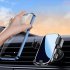 Phone Mount For Car Vent Hands Free Cradle Air Vent Cell Phone Holder Universal For 4 7 7 Inch Mobile Phone Silver edge