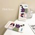 Phone Protection Case Cartoon Funny Cat Shockproof Cover Mobile Phone Protective Skin Precise Hole Position Compatible For IPhone 2 Cats in Christmas Hats 15pro