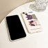 Phone Protection Case Cartoon Funny Cat Shockproof Cover Mobile Phone Protective Skin Precise Hole Position Compatible For IPhone 2 Cats in Christmas Hats 15pro