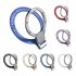 Phone Ring Grips Holder Kickstand Gym Cell Phone Finger Ring Holder Back Loop Sticky Rotation Strap For Smartphone Purple