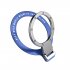 Phone Ring Grips Holder Kickstand Gym Cell Phone Finger Ring Holder Back Loop Sticky Rotation Strap For Smartphone Purple
