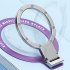 Phone Ring Grips Holder Kickstand Gym Cell Phone Finger Ring Holder Back Loop Sticky Rotation Strap For Smartphone Purple