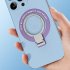 Phone Ring Grips Holder Kickstand Gym Cell Phone Finger Ring Holder Back Loop Sticky Rotation Strap For Smartphone Purple