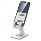 Phone Stand 360 Degree Rotating Folding Cell Phone Holder Multi-functional Tablet Rack For Ipad elegant white