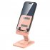 Phone Stand 360 Degree Rotating Folding Cell Phone Holder Multi functional Tablet Rack For Ipad girl pink