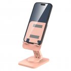 Phone Stand 360 Degree Rotating Folding Cell Phone Holder Multi-functional Tablet Rack For Ipad girl pink