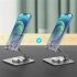 Phone Stand 360 degree Rotatable Angle Height Adjustable Foldable Desktop Tablet Phone Holder Bracket silver