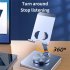 Phone Stand 360 degree Rotatable Angle Height Adjustable Foldable Desktop Tablet Phone Holder Bracket Tyrant gold