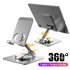 Phone Stand 360 degree Rotatable Angle Height Adjustable Foldable Desktop Tablet Phone Holder Bracket Tyrant gold
