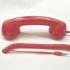 Phone Telephone Anti radiation Receivers Universal Fashion Retro Cell Phone Handset External Microphone White