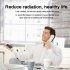 Phone Telephone Anti radiation Receivers Universal Fashion Retro Cell Phone Handset External Microphone White