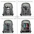Photography Backpack Outdoor Portable Waterproof Scratch proof Dual Shoulders Bag For Camera Dji Ronin sc Handheld Gimbal black