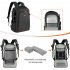 Photography Backpack Outdoor Portable Waterproof Scratch proof Dual Shoulders Bag For Camera Dji Ronin sc Handheld Gimbal black