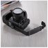 Photography Video Flash Camera Grip L Shape Bracket Holder With 2 Side Hot Shoe Mounts for Video Light Flash DSLR Holder black