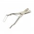 Pig Ear Plier Stainless Steel Pig Ear Punch Pliers U Shaped V Shaped Animal Ear Pliers Veterinary Ear Marking Pliers Animal Identify Tool Farm Animals Livestock