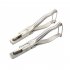 Pig Ear Plier Stainless Steel Pig Ear Punch Pliers U Shaped V Shaped Animal Ear Pliers Veterinary Ear Marking Pliers Animal Identify Tool Farm Animals Livestock