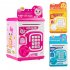 Piggy Bank Toy Electronic ATM Savings Machine Simulation Fingerprint Password Unlocking Money Box For Kids pink