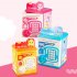 Piggy Bank Toy Electronic ATM Savings Machine Simulation Fingerprint Password Unlocking Money Box For Kids pink